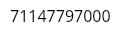 permit number