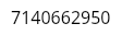 permit number