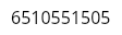 permit number
